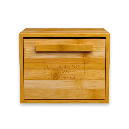 Clean Skin Club - Luxe Bamboo Box & 50 Ct XL Towels